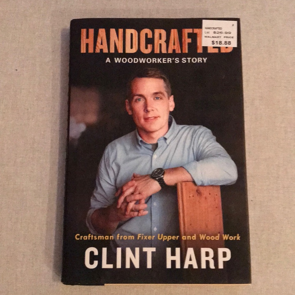 HANDCRAFTED Book by Clint Harp New with Tags